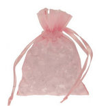 10 Baby Pink Chiffon Bags