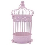 Large Pink Bird Cage