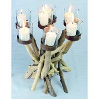 Driftwood Large Candle Holder