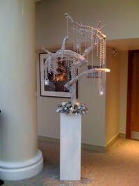 Floor Standing Wooden Crystal Tree Floor Standing Wooden Crystal Tree